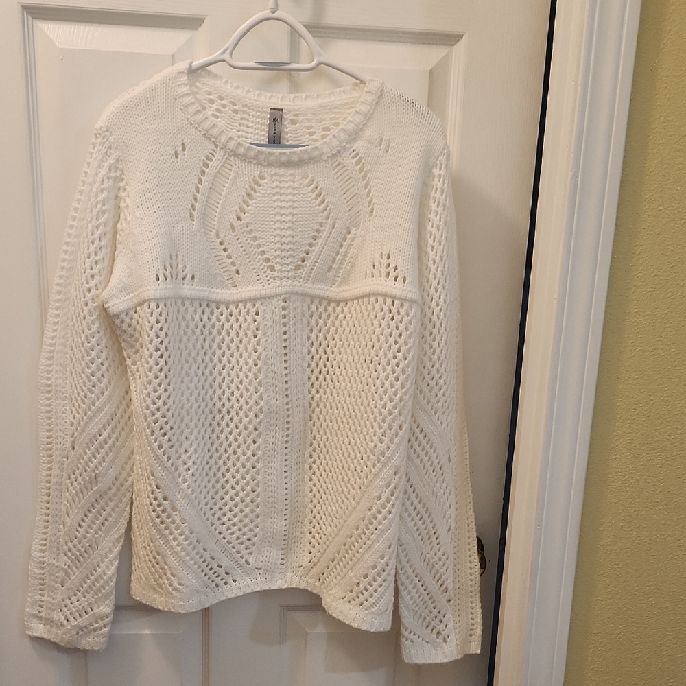 White Knit Sweater